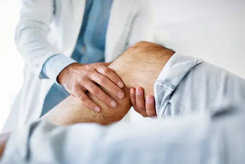 photo of man having medical exam